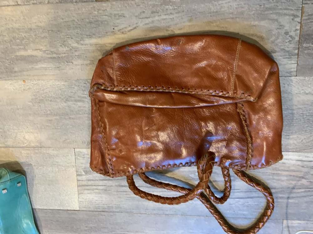Annie's Secret Zip Top Tote with Conceal Carry Pocket - Hand Tooled Ge – , - Picture 7 of 7